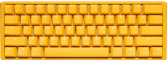Ducky - One 3 Yellow Ducky MX Silent Red Mini 60%