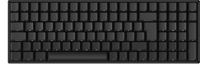 iQunix F96: Knight Wireless RGB - Cherry Brown