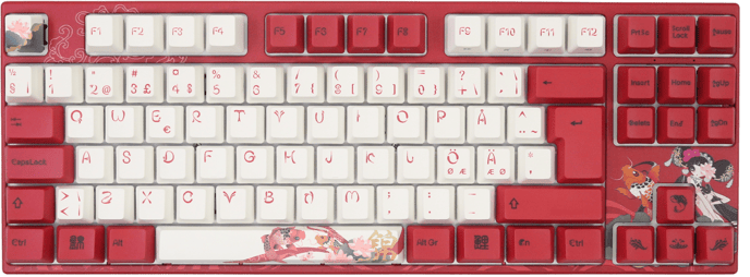 Varmilo VEA88 Koi V2 TKL MX Silent Red