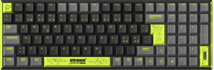 iQunix F97: TypingLab Wireless RGB- Cherry Silent Red
