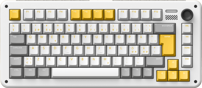 iQunix ZX75: Gravity Wave RGB- Cherry Brown - Inet.se