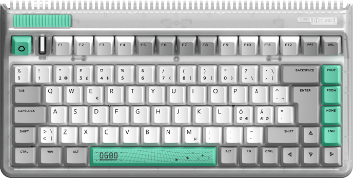 iQunix OG80: Wormhole RGB- Cherry Brown