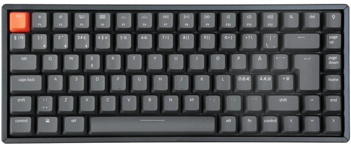 Keychron K2v2 RGB Aluminium Gateron Hot-Swap Blue