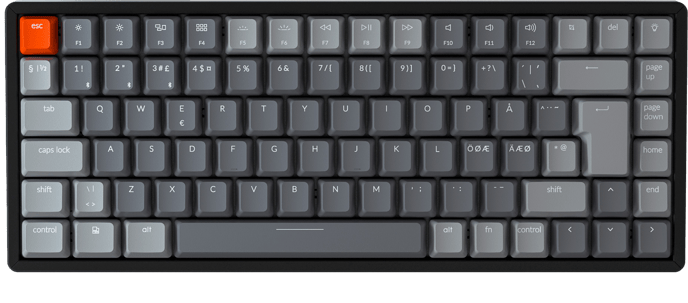 Keychron K2v2 RGB Aluminium Gateron Hot-Swap Brown