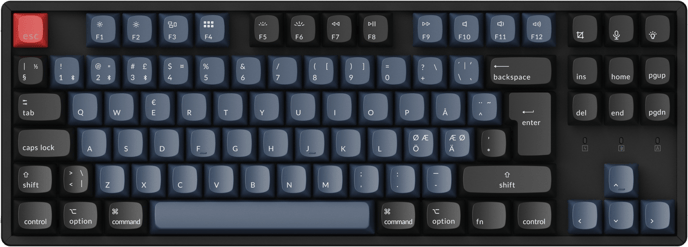 Keychron K8 Pro QMK/VIA RGB Hot-Swap Red