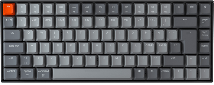 Keychron K2 Wireless Hot-Swap Gateron Red