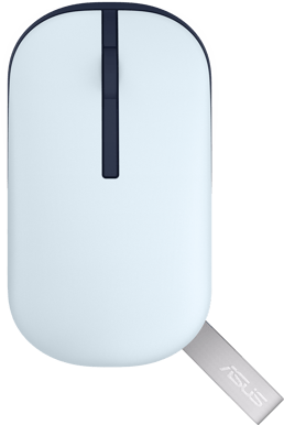Asus Mus MD100 Tyst blå och solblå färger (2 skalfärger ingår)