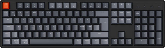 Keychron K10 RGB Aluminium Hot-swap Gateron G Pro Red