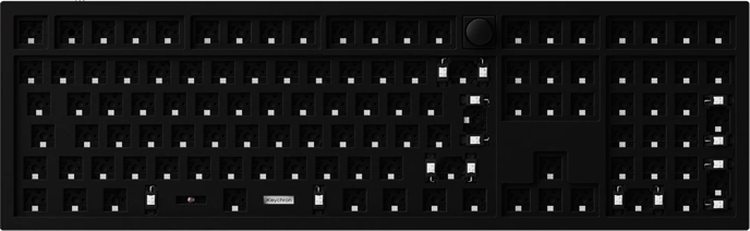 Keychron Q6 100% Full-Size Barebone Knob Version Svart ISO