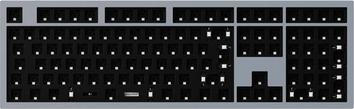 Keychron Q6 100% Full-Size Barebone Knob Version Grå ISO