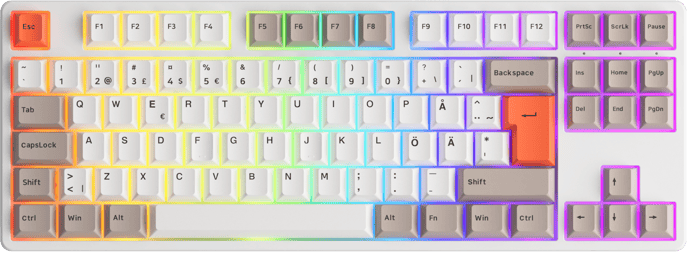 Akkogear: 5087S Steam Engine - Akko CS Lavender Purple
