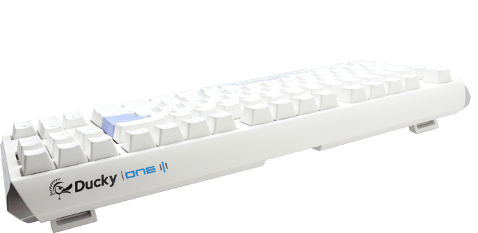 Ducky - One 3 Classic Pure White TKL Cherry Brown