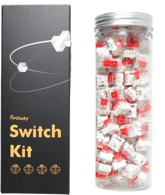 Ducky Switch Kit - Kailh Box Red - 110pcs