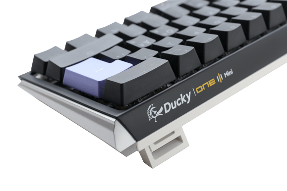 Ducky - One 3 Classic Black/White Mini 60% Cherry Blue