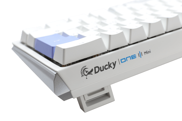 Ducky - One 3 Classic Pure White Mini 60% Cherry Silent Red