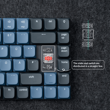 Keychron K3 Pro QMK/VIA RGB Aluminium Hot-Swap Gateron Low Profile Brown Switch