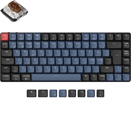 Keychron K3 Pro QMK/VIA RGB Aluminium Hot-Swap Gateron Low Profile Brown Switch