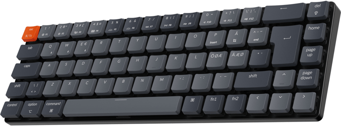 Keychron K7 RGB Hot-Swap Keychron Optical Red