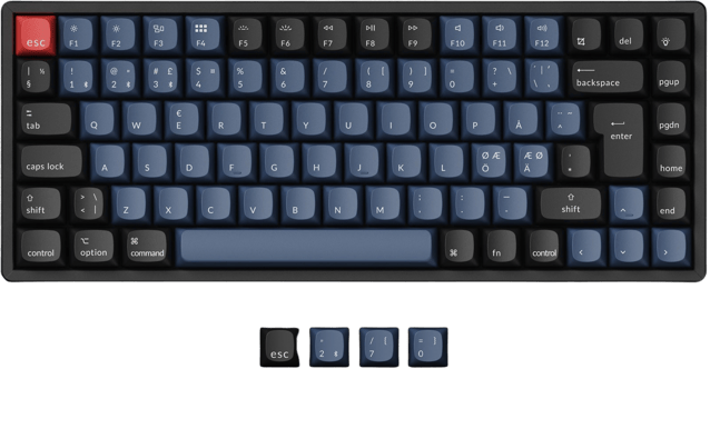 Keychron K2 Pro QMK/VIA RGB Aluminium Hot-Swap K Pro Brown Switch