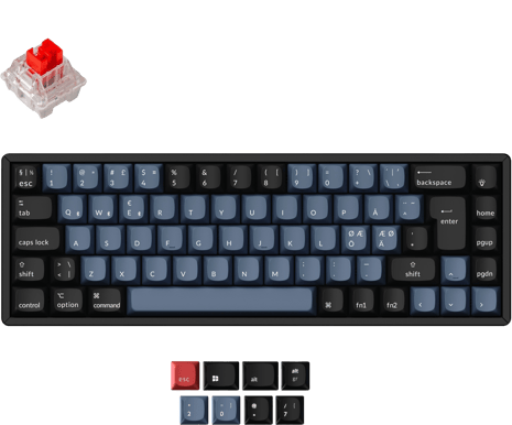 Keychron K6 Pro QMK/VIA RGB Aluminium Hot Swap K Pro Red Switch