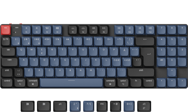 Keychron K13 Pro QMK/VIA RGB Aluminium Hot-Swap Gateron G Pro Red