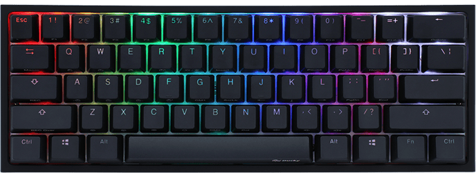 Ducky - One 2 Pro Classic Black/White Mini 60% Kailh Box White