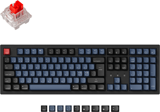 Keychron K10 Pro QMK/VIA RGB Hot-Swap K Pro Red