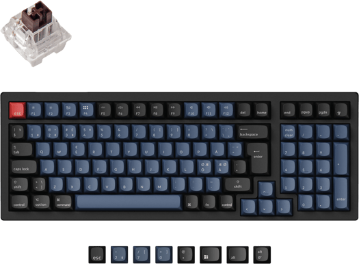 Keychron K4 Pro QMK/VIA RGB Hot Swap K Pro Brown