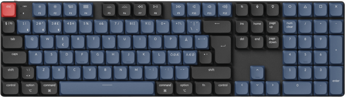 Keychron K5 Pro QMK/VIA RGB Aluminium Hot-Swap Gateron Low Profile Red Switch