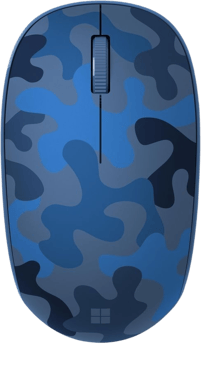 Microsoft Bluetooth Mus Blue Camo