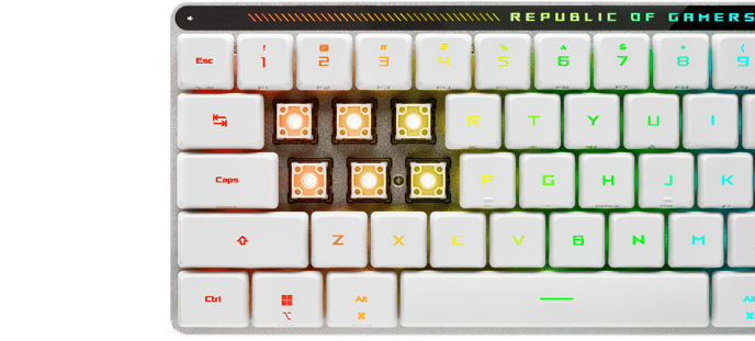 ASUS ROG Falchion 65% Wireless RX Low Profile Red