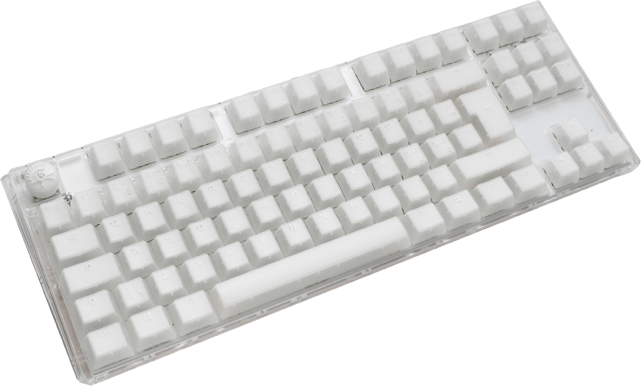 Ducky - One 3 Aura White TKL Cherry Red