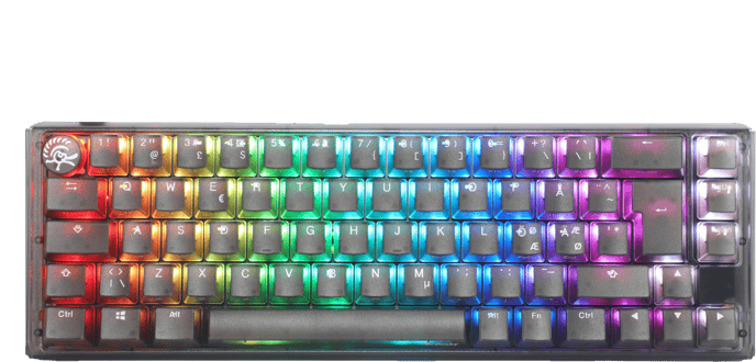 Ducky - One 3 Aura Black 65% Cherry Brown