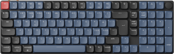 Keychron K17 Pro QMK/VIA RGB Aluminium Hot Swap Gateron Low Profile Brown Switch