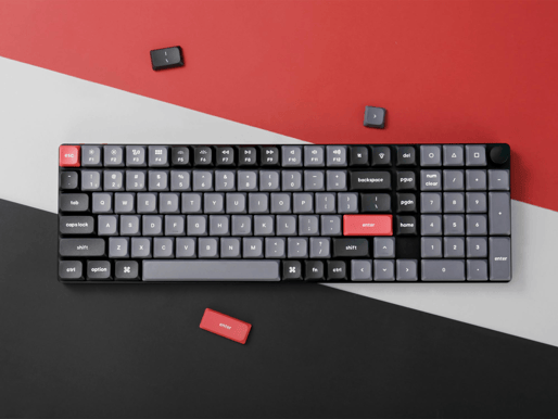 Keychron K17 Pro QMK/VIA RGB Aluminium Hot Swap Gateron Low Profile Brown Switch