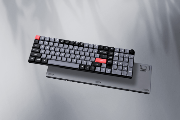 Keychron K17 Pro QMK/VIA RGB Aluminium Hot Swap Gateron Low Profile Brown Switch