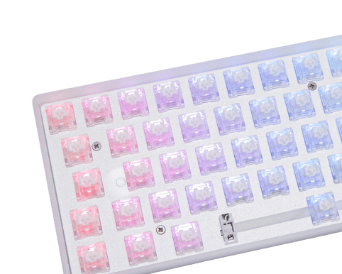Higround SNOWSTONE Base 65 Hotswap White Flame