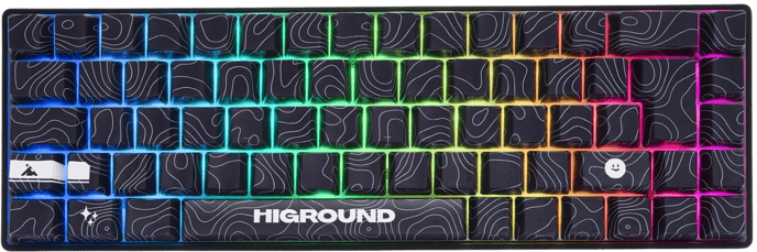 Higround BLACKICE Base 65 White Flame
