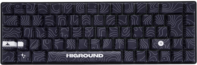 Higround BLACKICE Base 65 White Flame