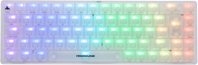 Higround OPAL Base 65 Hotswap White Flame