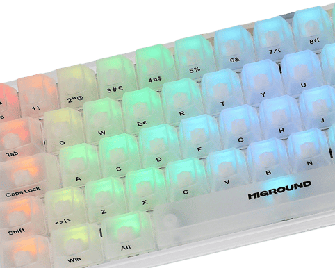 Higround OPAL Base 65 Hotswap White Flame