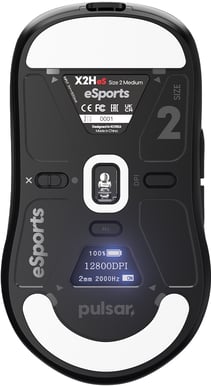 Pulsar X2-H High Hump eS Wireless - Svart
