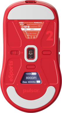 Pulsar X2-H High Hump eS Wireless - Röd