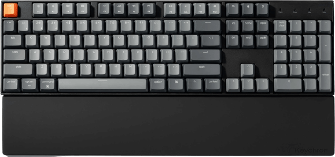 Keychron K10 Silicon Palmrest Svart