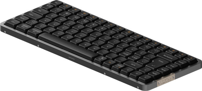 Lofree Flow84 Svart Tactile Kailh Phantom
