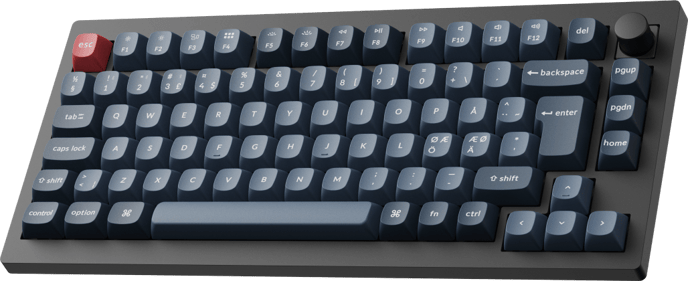 Keychron V1 MAX 75% Knob Wireless Gateron Jupiter Red