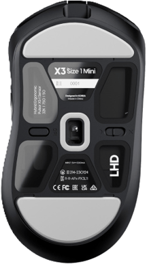 Pulsar X3 Mini LHD Wireless - Svart
