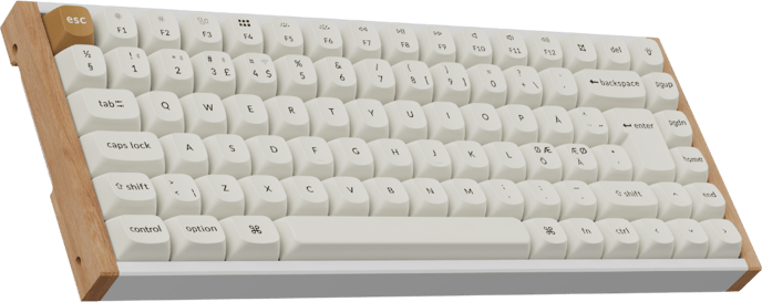 Keychron K2 HE SE Wireless Tri-Mode Hot Swap QMK Gateron 2.0 Purple Magnetic Switch Wood Vit