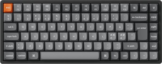 Keychron K2 MAX Wireless Tri-Mode Hot Swap QMK/VIA Keychron Super Red