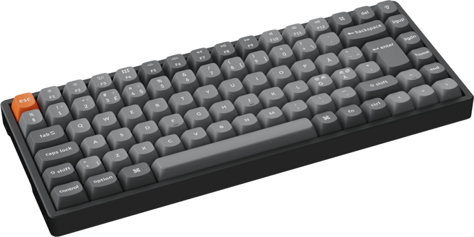 Keychron K2 MAX Wireless Tri-Mode Hot Swap QMK/VIA Keychron Super Red